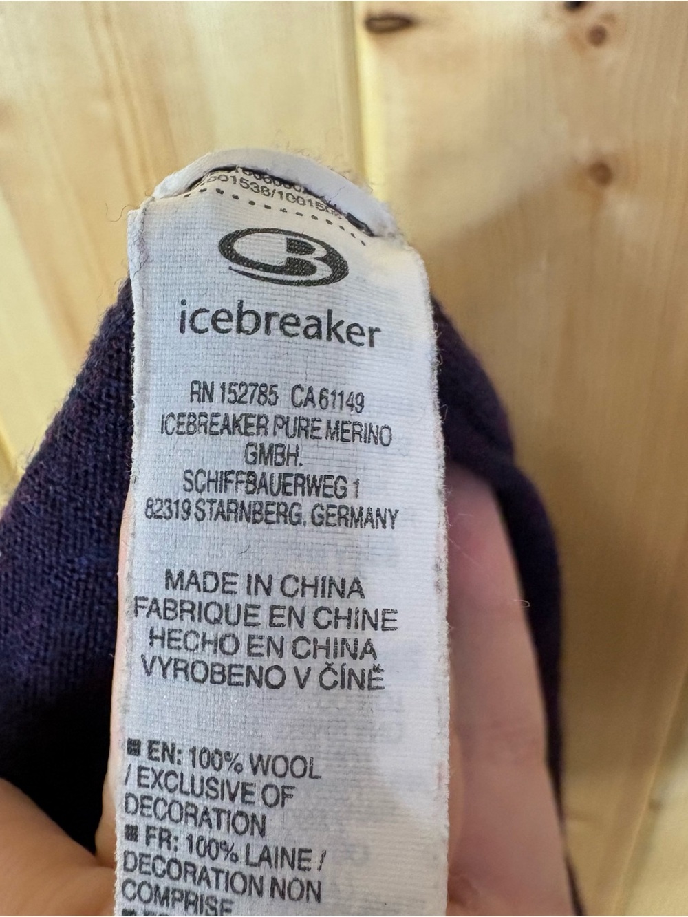 Icebreaker Bodyfit 260 Merino Wool Thermal Set XL Purple Quarter Zip & Leggings - Picture 7 of 16